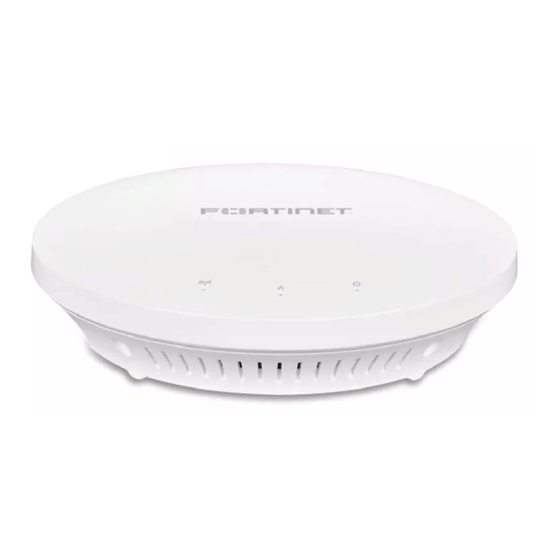 Fortinet FortiAP Wireless Access Point Manuals