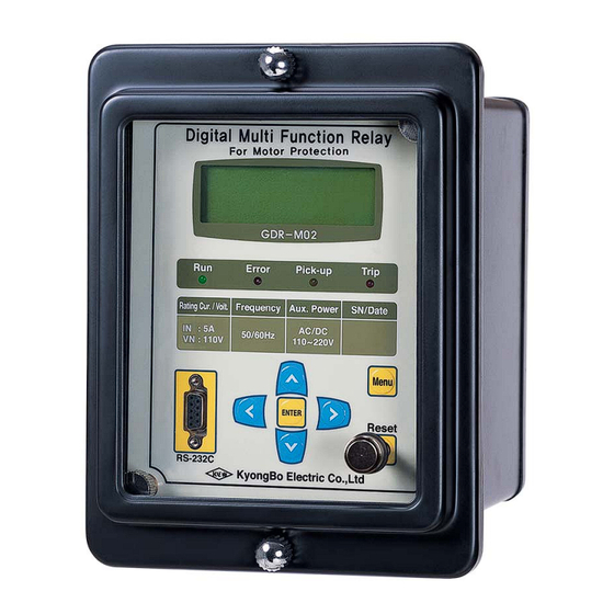 Kyongbo Electric GDR-M02 User Manual