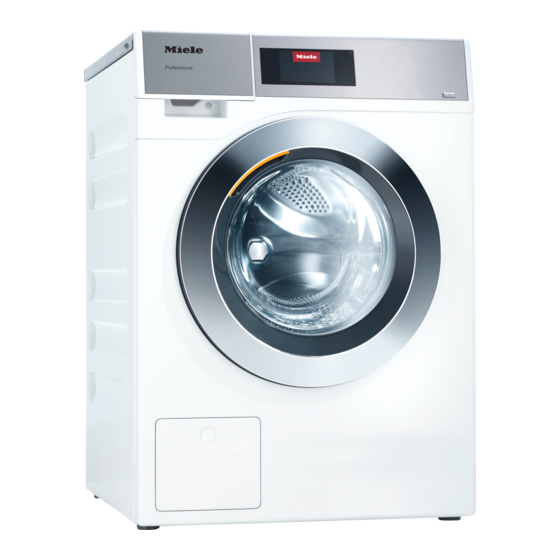 Guía de instalación de lavadora Miele PWM 908 DP