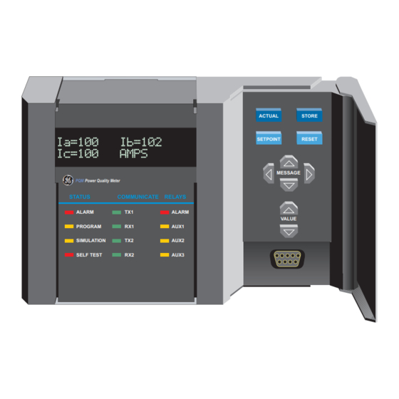 GE POWER QUALITY METER SERIES INSTRUCTION MANUAL Pdf Download ManuaLib