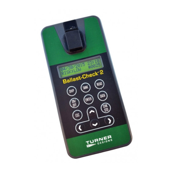 TURNER DESIGNS BALLASTCHECK 2 MANUAL Pdf Download ManualsLib