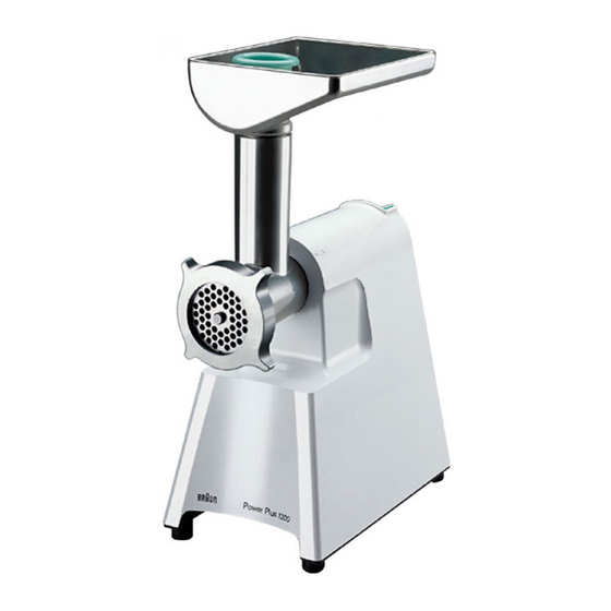 BRAUN POWER PLUS G 1500 MANUAL Pdf Download | ManualsLib