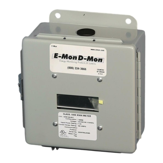 EMON DMON CLASS 1000 INSTALLATION INSTRUCTIONS MANUAL Pdf Download