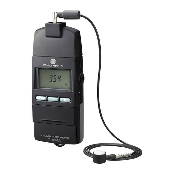 KONICA MINOLTA T10A INSTRUCTION MANUAL Pdf Download ManualsLib