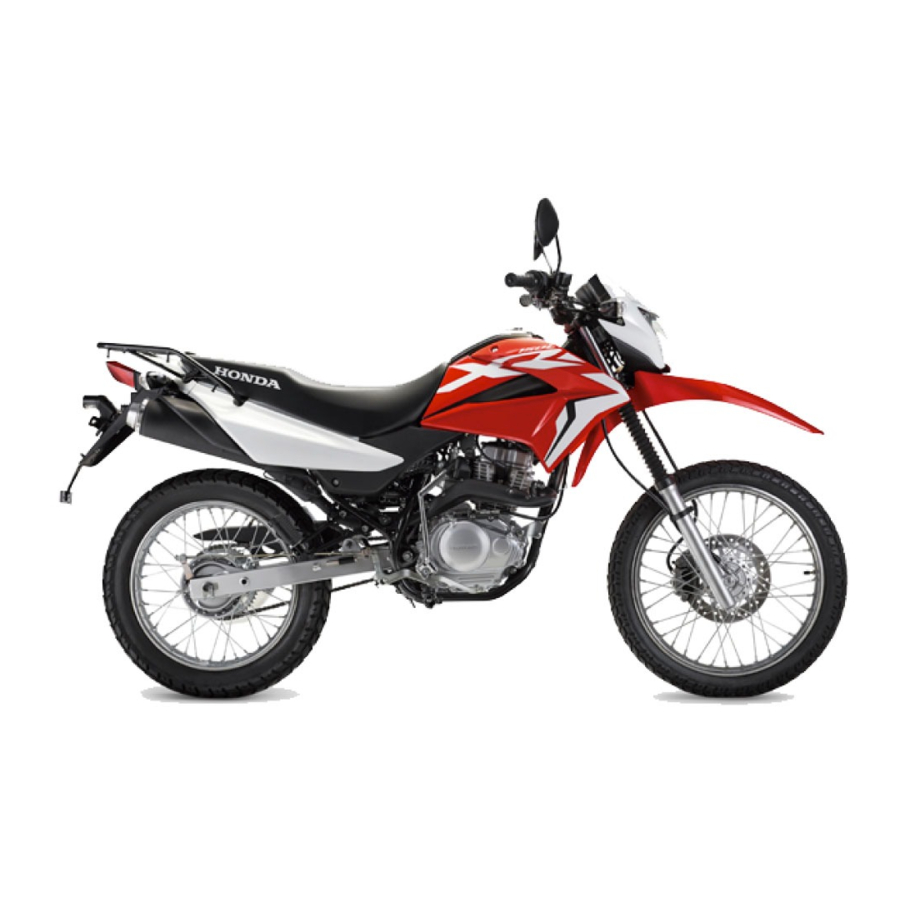 HONDA XR150 2018 OWNER'S MANUAL Pdf Download | ManualsLib