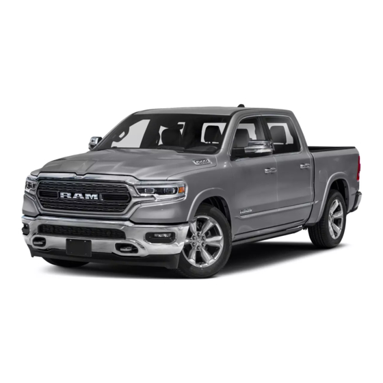 RAM 1500 2019 User Manual