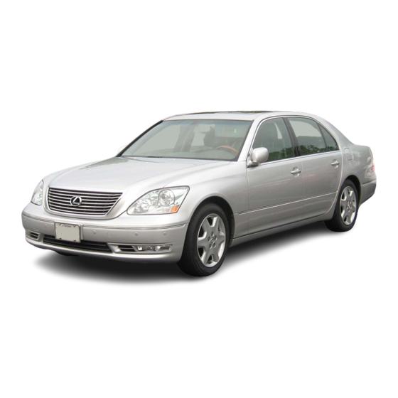 LEXUS LS430 QUICK REFERENCE MANUAL Pdf Download ManualsLib