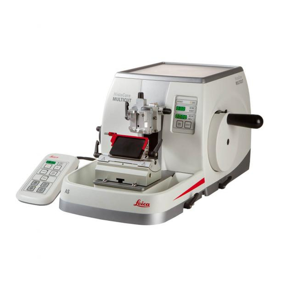 LEICA HISTOCORE MULTICUT INSTRUCTIONS FOR USE MANUAL Pdf Download ...