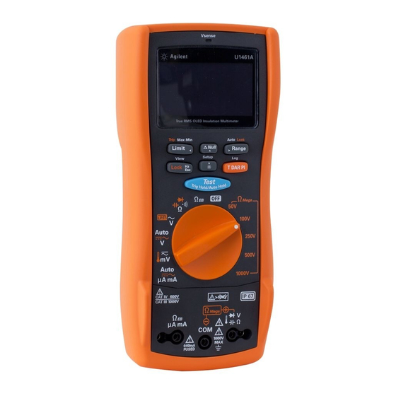 KEYSIGHT TECHNOLOGIES U1461A USER MANUAL Pdf Download ManualsLib