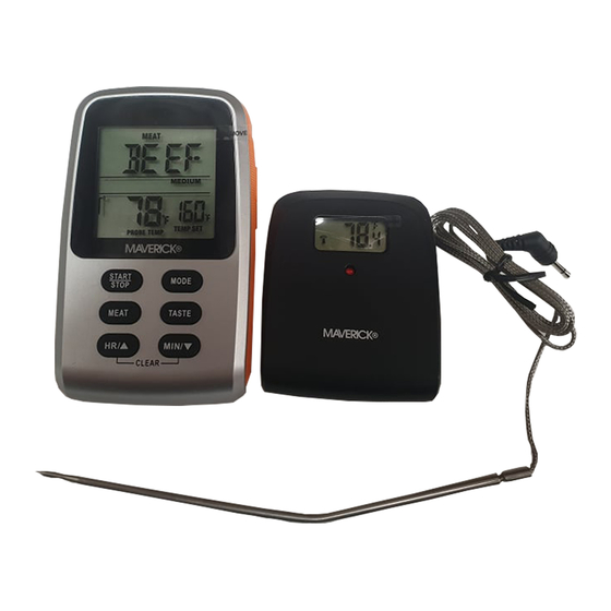 Maverick Voice Alert Remote Oven Thermometer & Timer Redi Chek Wireless  ET-901B