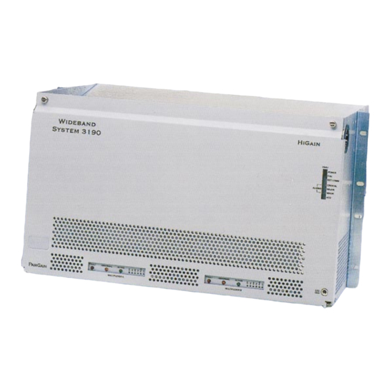 PairGain HiGain Wideband System 3190 Installation Manual