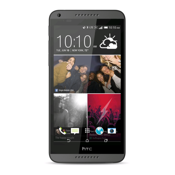 HTC Desire 816 Quick Start Manual