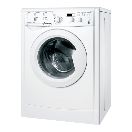 Indesit IWSD 71252 Instructions For Use Manual