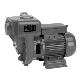 Piusi E300 Instructions For Installation, Use And Maintenance Manual