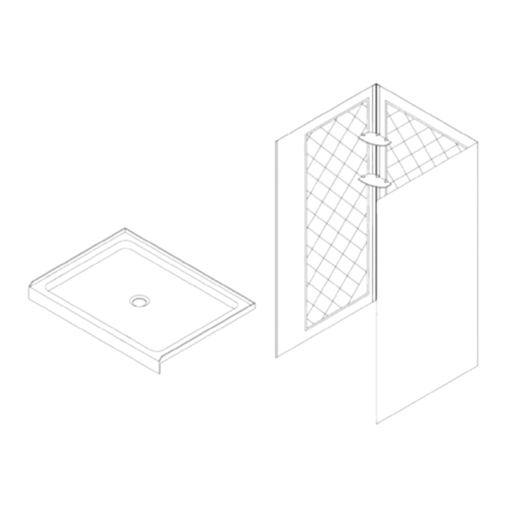 Dreamline SlimLine Single Threshold Base Manuals