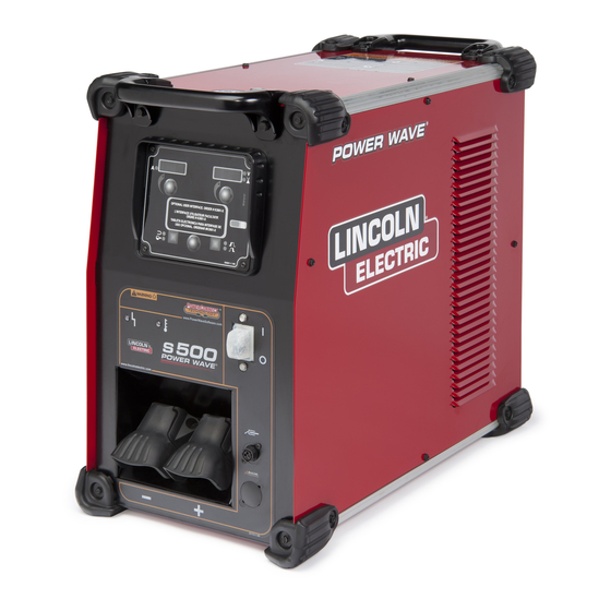Lincoln Electric POWER WAVE S500 Operator's Manual