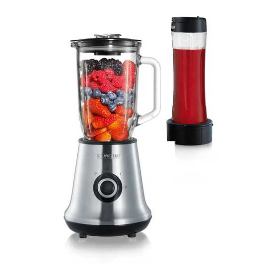 SEVERIN Multi-Mixer + Smoothie Mix & Go Instructions For Use Manual