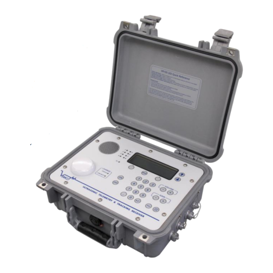 Vemco VR100 Operating Manual