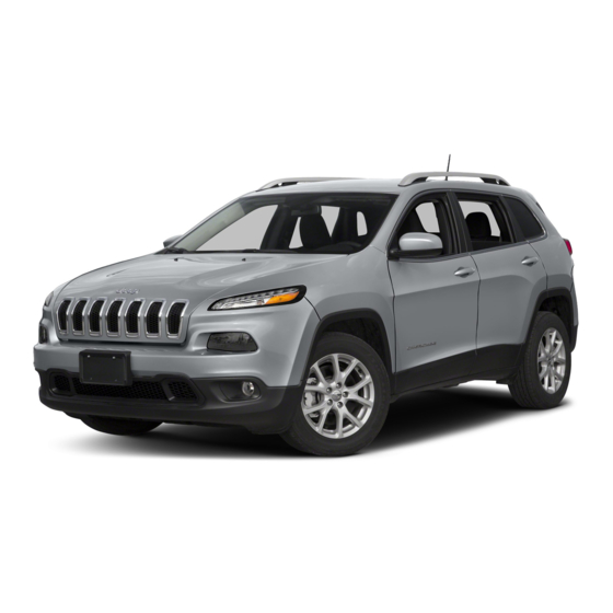 Jeep Cherokee 2018 User Manual