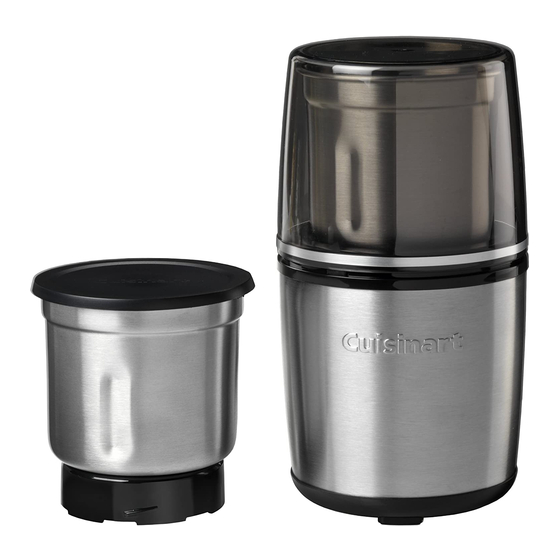 CUISINART SG20U INSTRUCTIONS FOR USE MANUAL Pdf Download ManualsLib