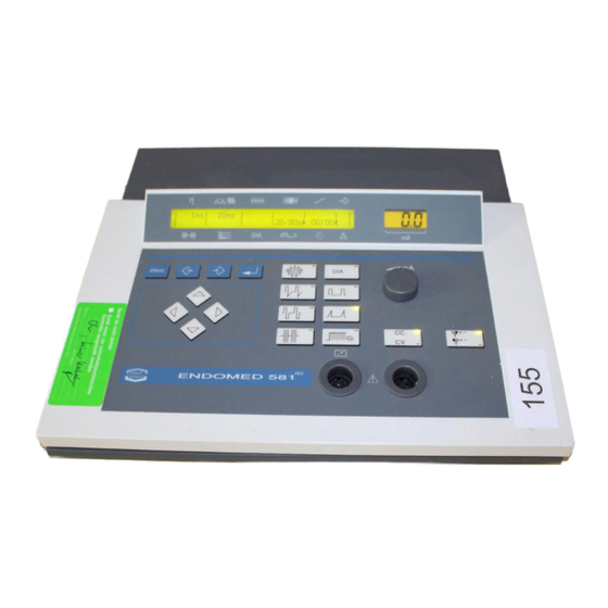 ENRAF NONIUS ENDOMED 581 ID OPERATING INSTRUCTIONS MANUAL Pdf Download