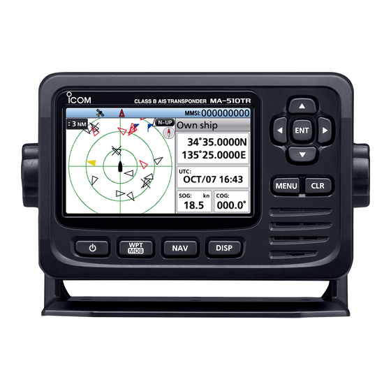 Icom MA-510TR Manuals