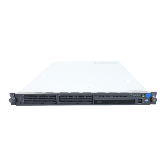 HP PtoLiant DL140 Rack Server Manuals