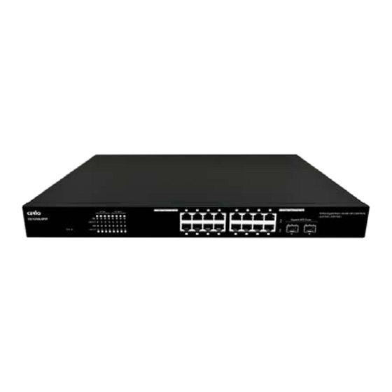 Cerio CS-1216G-8P8T User Manual