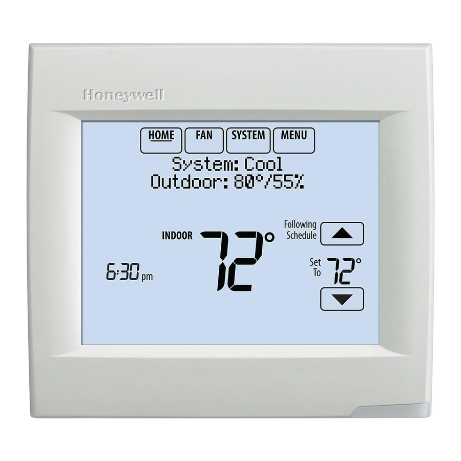Honeywell VisionPRO 8000 with RedLINK Troubleshooting Manual