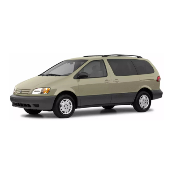 Toyota Sienna 2003 Operating Manual