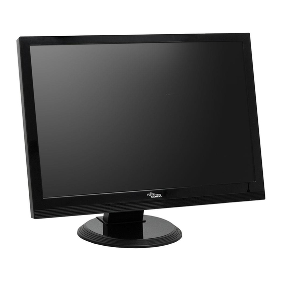 Fujitsu Siemens Computers 23" Getting Started Manual