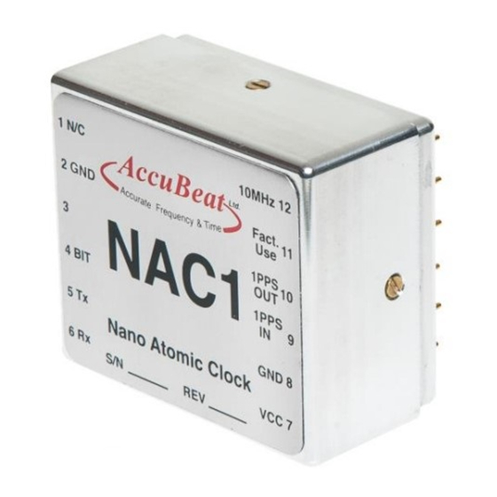 AccuBeat NAC1 User Manual