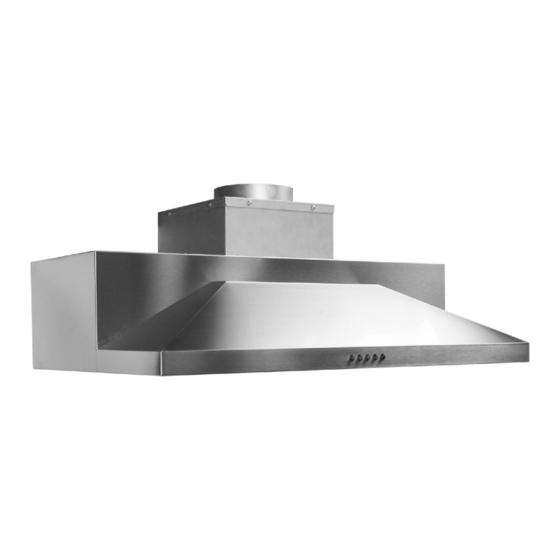 Sirius Range Hoods SUF1 Installation Instructions Manual