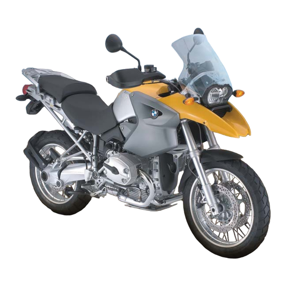 BMW Motorrad R 1200 GS Rider's Manual