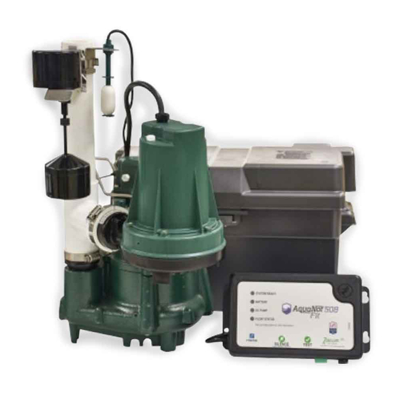 ZOELLER PROPAK AQUANOT FIT 508/53 INSTALLATION INSTRUCTIONS MANUAL Pdf