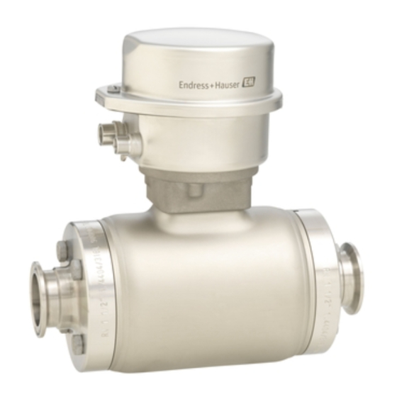 ENDRESS+HAUSER PROFIBUS PROLINE PROMAG H 500 OPERATING INSTRUCTIONS