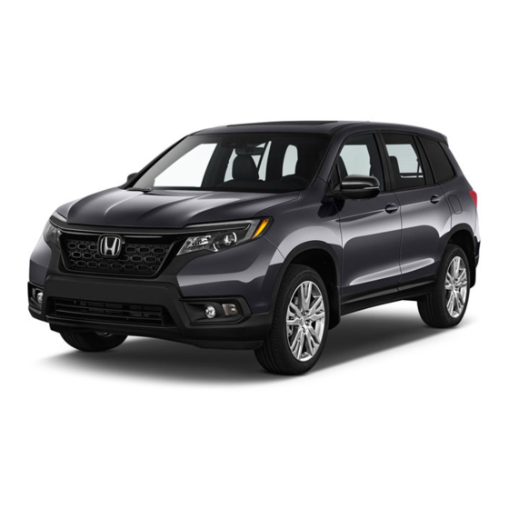 HONDA PASSPORT 2019 OWNER