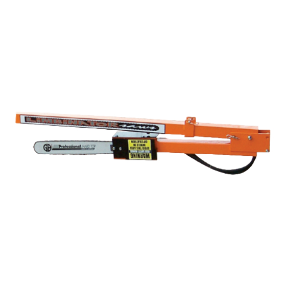 LIMBINATOR HYDRAULIC CHAIN SAW INSTALLATION AND SAFETY MANUAL Pdf