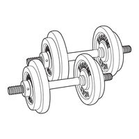 Everlast 20KG ADJUSTABLE DUMBBELL SET User Manual