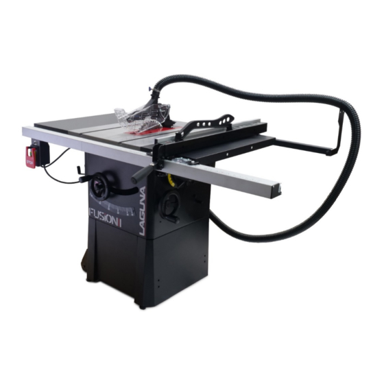 LAGUNA TOOLS FUSION F1 OWNER'S MANUAL Pdf Download ManualsLib