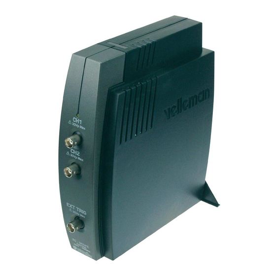 Velleman PCSU1000 Software Installation