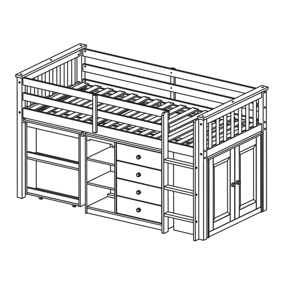 Flair Furnishings Oban Cabin Bed-Single Assembly Instruction Manual