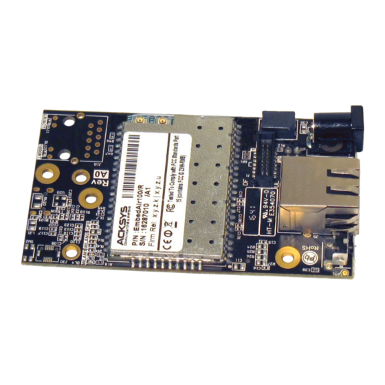 Acksys EmbedAir100 Hardware Manual