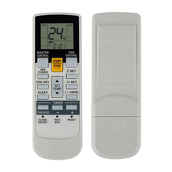 Fujitsu Halcyon ASU9RLQ Operating Manual