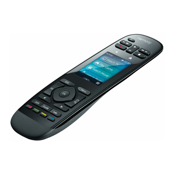 Logitech Harmony Ultimate Setup Manual