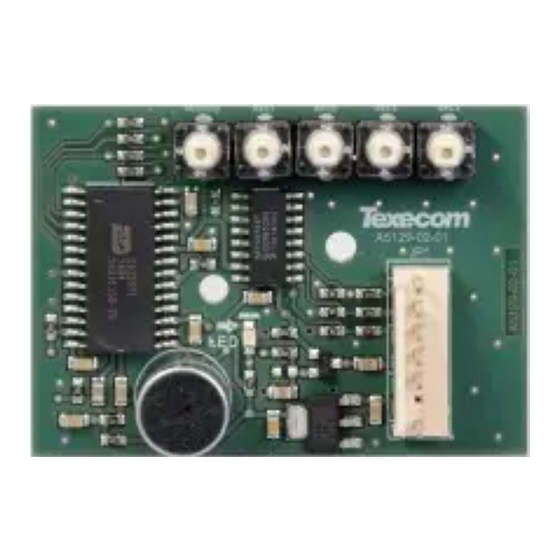 Texecom Premier Elite Installation Instructions And Specifications