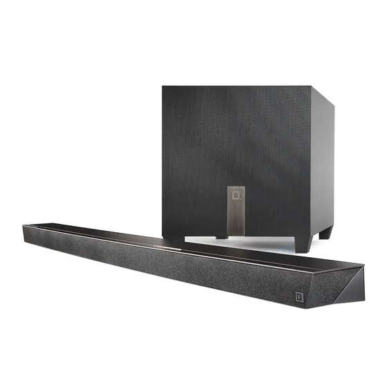 definitive technology soundbar manual