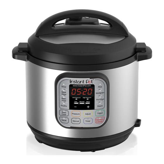 INSTANT POT DUO SERIES USER MANUAL Pdf Download | ManualsLib