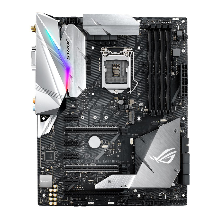 Asus ROG STRIX Z370-E GAMING Manual