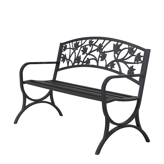 FOR LIVING MAPLE LEAF PARK BENCH ASSEMBLY INSTRUCTIONS MANUAL Pdf